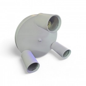 Lampa sufitowa biała 3-punktowa GU10