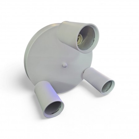 Lampa sufitowa biała 3-punktowa GU10