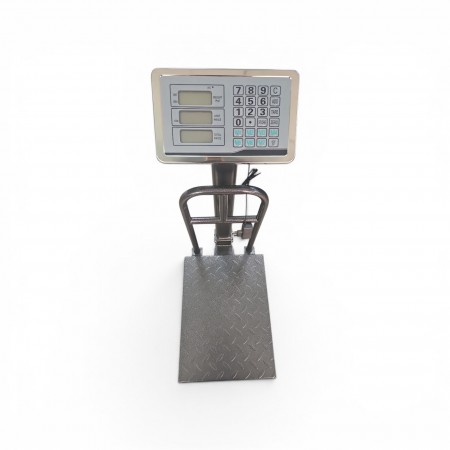 Waga platformowa elektroniczna 100 kg ze wspornikiem