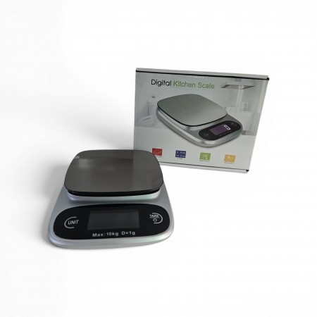Waga kuchenna elektroniczna 10 kg / 1 g z funkcją tarowania,01 g