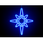 Gwiazdka polarna neon, niebieska
