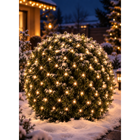 Siatka 188 LED 2,2 × 1,5 m – ciepła biel, 230V