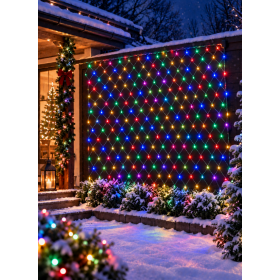 Siatka 288 LED 3 × 2m, – multikolor, 230V