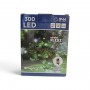 Lampki choinkowe 300LED 31V, zielone z efektem flash