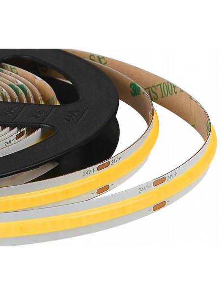 Taśma COB 12V 8mm 6500K 1000lm